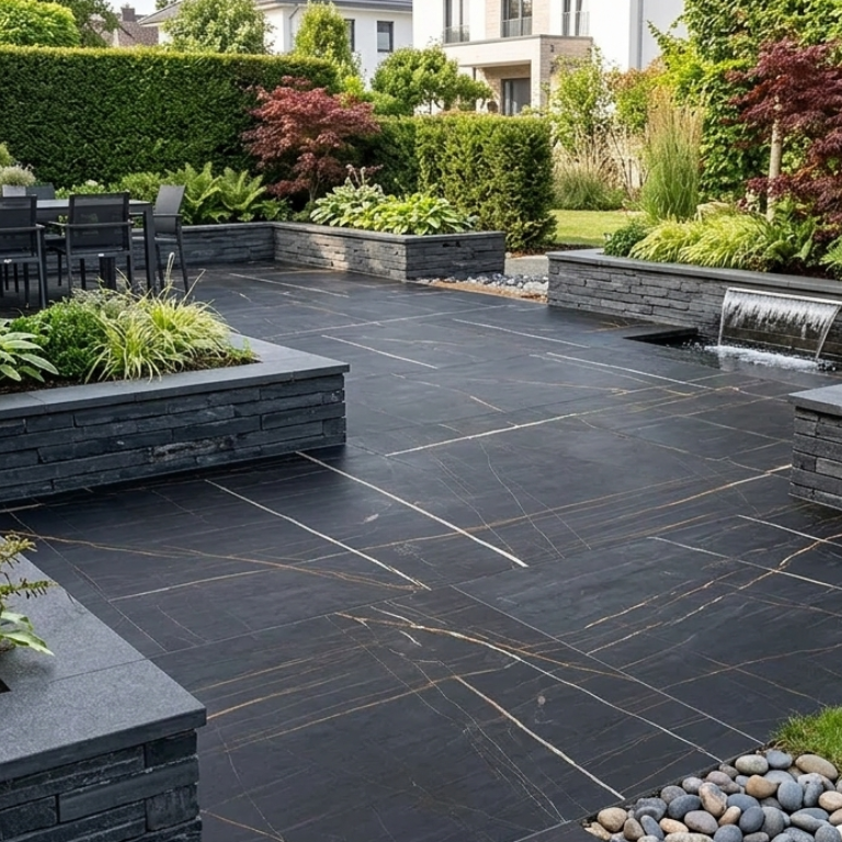 Grond ブラックメタル　blackl Geoklinker Plus ZF Milano 20x5x6 cm | Bestratingsweb.nl