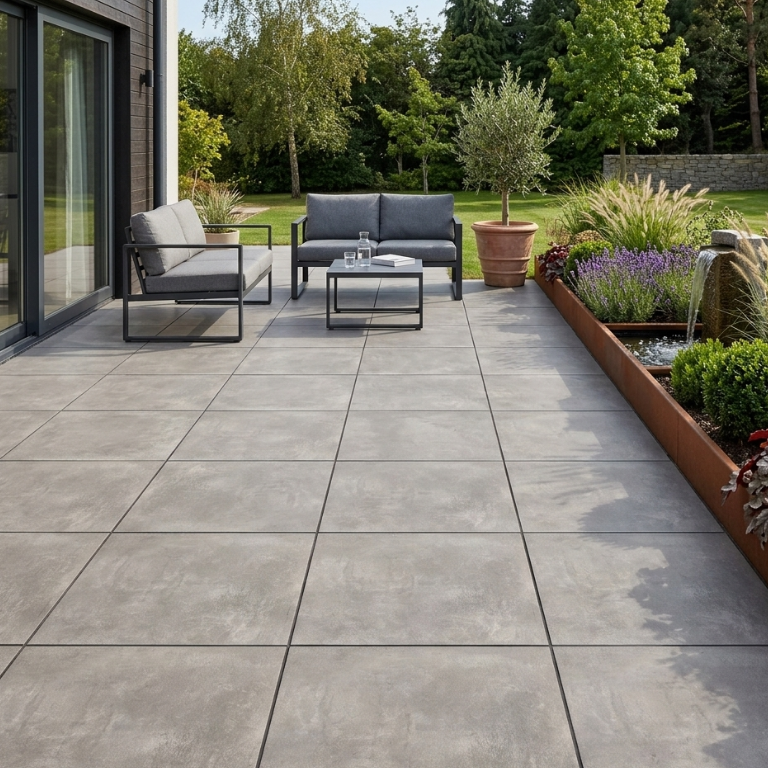 #めめめ* TwentyGres Ambiance Greige 80x80x2 | Bestratingsweb.nl