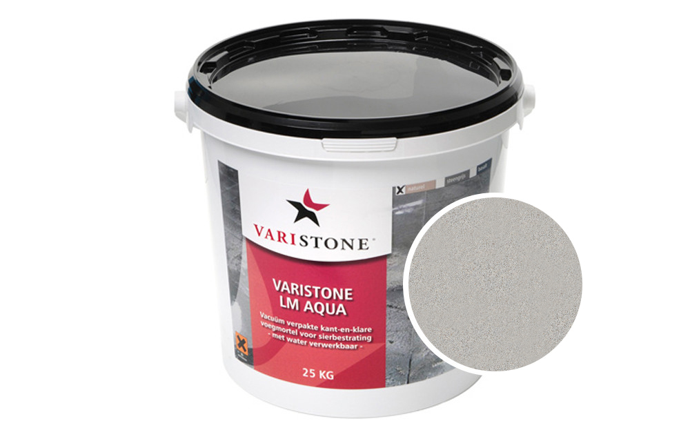 Varistone Lm Aqua Voegmortel 25 kg | Bestratingsweb.nl