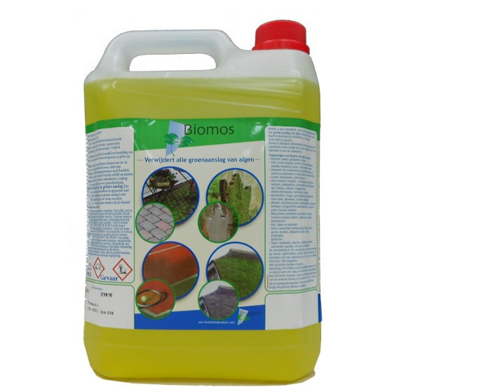 groene aanslag verwijderen met stoomreiniger