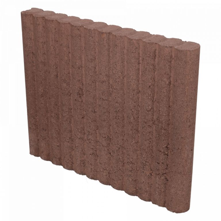 Zaneen Mini Rondo Mini Rondobandpalissade 6x40x50 cm Bruin | Bestratingsweb.nl