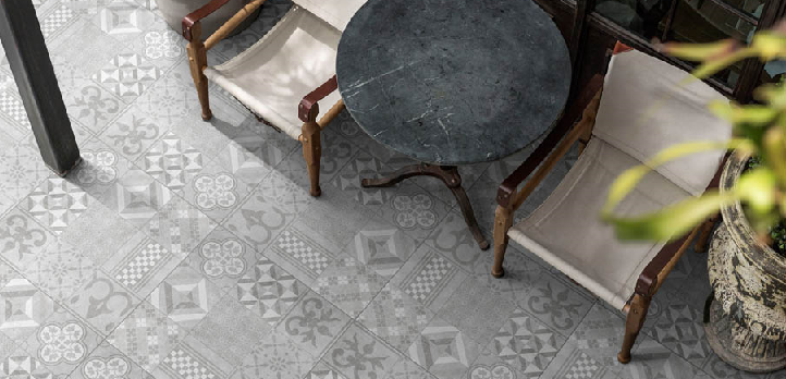 GeoCeramica Mosaik Grey 60x60 cm