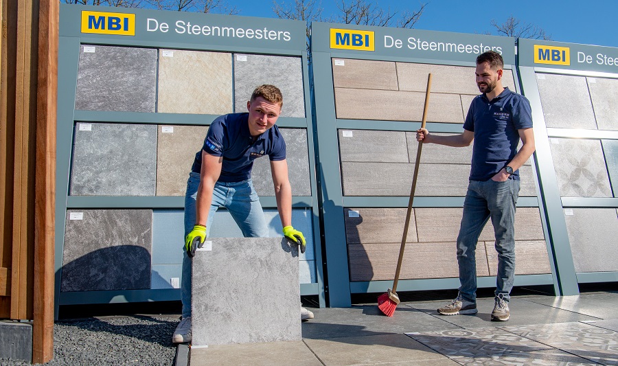 zelf tuintegels leggen
