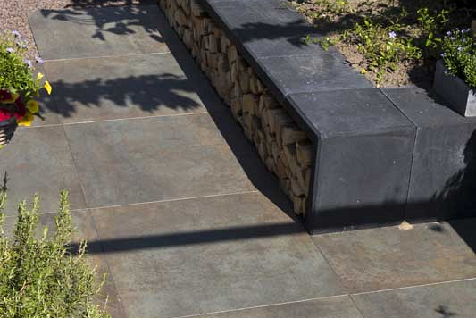 stoere industriële tuin