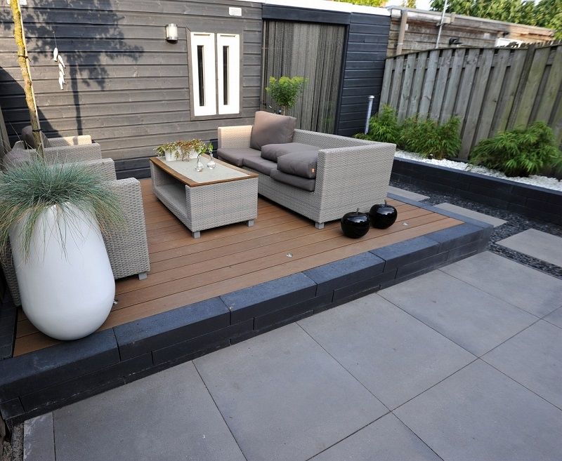 verhoogd terras