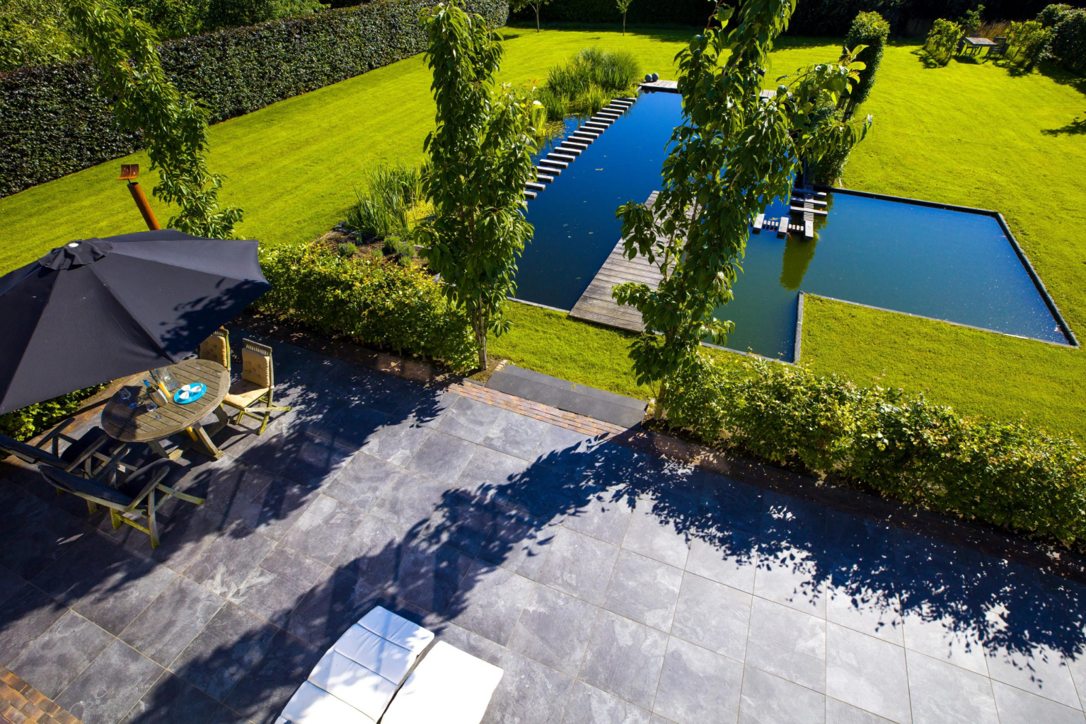 modern landelijke tuin