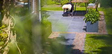 Modern-landelijke tuin