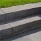 Schellevis Oud Hollandse Traptrede Massief Antraciet 100x40x20 cm