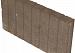 Quadrobandpalissade 8x25x100 cm Bruin