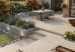 Outdoor Keramiek Tegel Uni Taupe 60x60x3