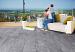 GeoCeramica Fiordi Fumo 40x80x4 cm