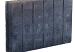 Palissadeband Recht Zwart 8x35x50 cm
