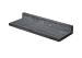 Schellevis Oud Hollandse Traptrede L-Model Antraciet 100x40x15 cm