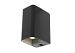 In-lite wandlamp ACE UP-DOWN DARK 12V