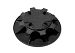 Verstelbare tegeldrager 5-8 cm voeg 3 mm (inclusief bovenplaat en rubber 1 mm)