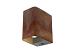 in-lite wandlamp ACE DOWN CORTEN