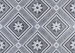 GeoCeramica Concreet Flower Decorate 60x60x4 cm