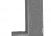 Linia Excellence Hoek Gris 60x24x12 cm