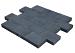 Metro Vlaksteen Antraciet 20x30x6 cm
