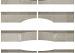 Linia Excellence Wave Graniet Grijs 15x15x60 cm