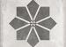 GeoCeramica Etoile Silver Base 80x80x4 cm