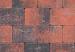 Kobblestones Rood-Zwart 28x21x7 cm