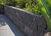 Wallblock Tumbled Antraciet 12x12x30 cm
