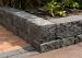 Wallblock Tumbled Antraciet 12x12x30 cm
