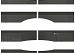 Linia Excellence Wave Nero 15x15x60 cm