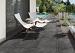 GeoCeramica Flow Black 80x80x4 cm