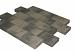 Metro Vlaksteen Grijs/Zwart 20x30x4 cm