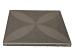 Optimum Decora Graphite Rose 60x60x4 cm