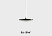 In-lite hanglamp DISC PENDANT BLACK 230V