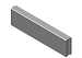 Opsluitband Grijs 10x30x100 cm