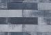 Patioblok Strak Grijs/Zwart 60x15x15 cm