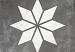 GeoCeramica Blooming Black Base 60x60x4 cm