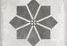 GeoCeramica Etoile Silver Base 80x80x4 cm