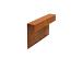Afdekrand Corten voor stapelblok 15x200x15/43 cm