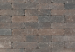 Metro Trommelsteen Bruin-Zwart 20x5x7 cm