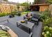 GeoCeramica Flow Black 60x60x4 cm
