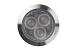 In-lite grondspot FLUX LED RVS 68 mm 12V