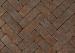 Gebakken Dikformaat Snake Paars-rood 20x6,5x6 cm