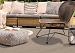 Outdoor Keramiek Tegel Taupe 90x90x3
