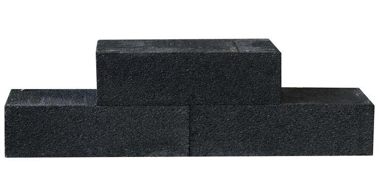 Stapelblok GeoColor Solid Black 60x15x15 cm