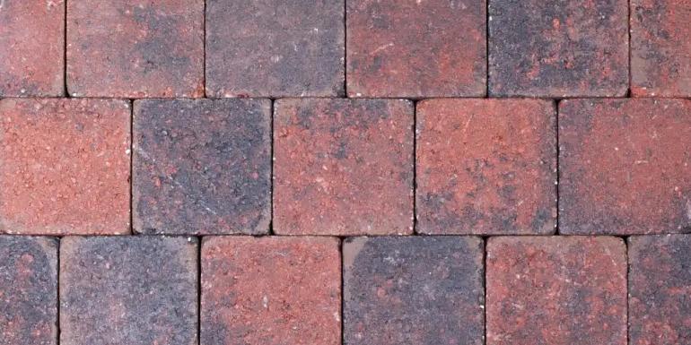 Kobblestones Rood-Zwart 14x14x7 cm