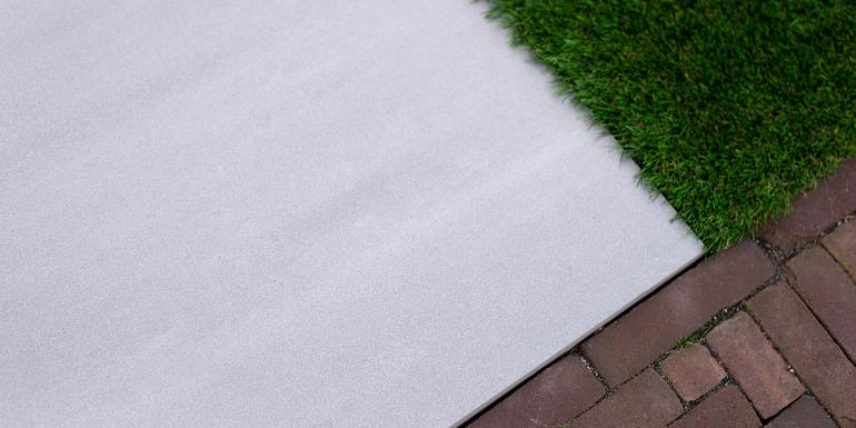 Outdoor Keramiek XL Tegel Betonlook White Grey 90x90x3 cm