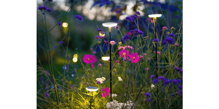 in-lite staande buitenlamp SWAY Pearl Grey