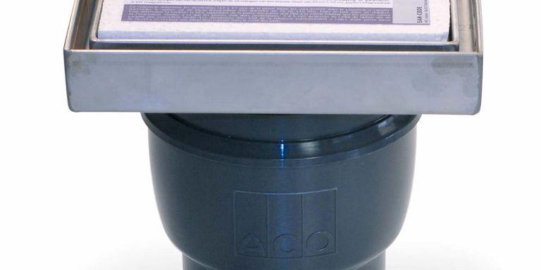 BlueStone put RVS opzet +onderuitlaat