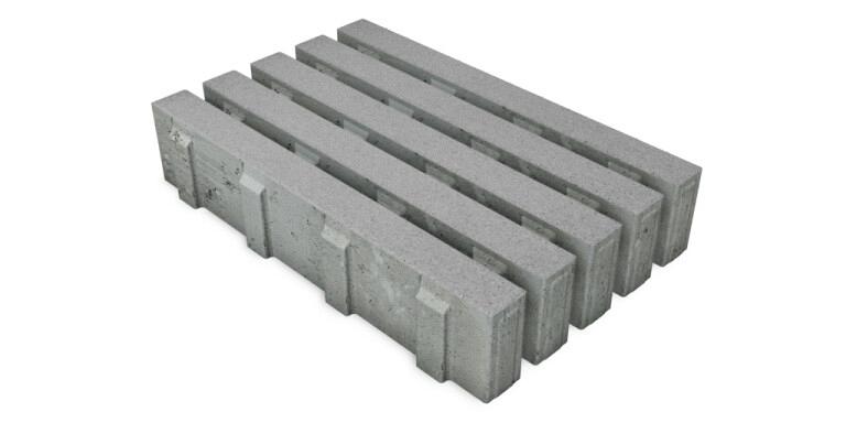 EcoSteen Stroke Grijs 60x40x12