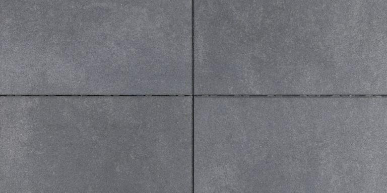 Trippel T Zwart/Grijs 80x80x4